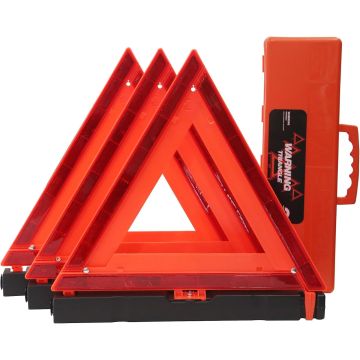 Triángulos de Seguridad Reflectantes para Vehículos 3 Piezas