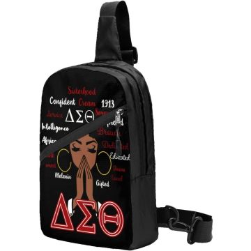 Bolso Bandolera Crossbody Sling KLOVEXIANT Negro 30.48x21.08x6.35 cm