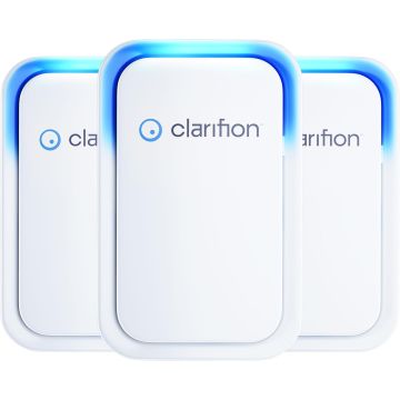 Clarifion - Ionizadores de Aire para Hogar (Paquete de 3)