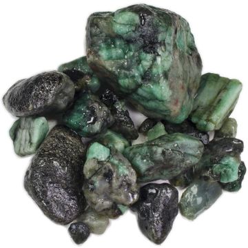 Hypnotic Gems 1 lb de Esmeralda en Bruto de Brasil - Piedras Crudas Naturales