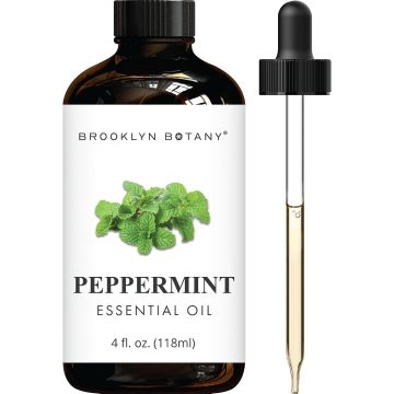 Aceite Esencial de Menta 4 Fl Oz de Brooklyn Botany