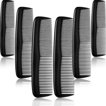 Set 12 Peines de Plástico para Cabello Negro