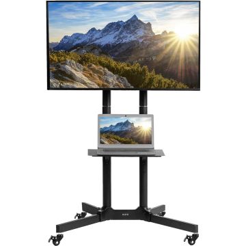 Carro Móvil para TV de 32" a 83" VIVO STAND-TV03E Negro