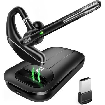 Auriculares Bluetooth EKVANBEL V5.3 Manos Libres con Cancelación de Ruido