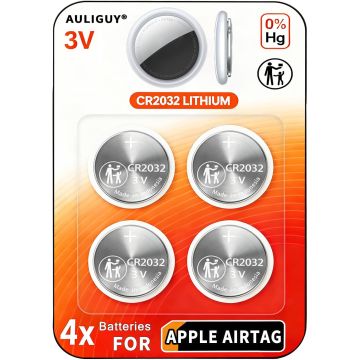 Baterías de Repuesto para Apple AirTag CR2032 4 Pack