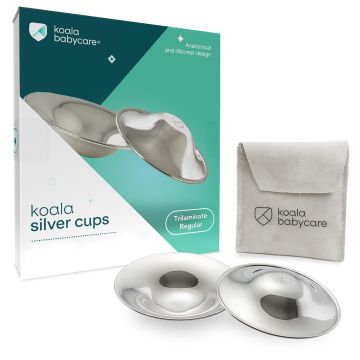Cups de Succión para Lactancia de Plata, Tamaño Estándar y Maxi