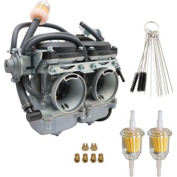 Carburador S15004-0020 con líneas de combustible y juntas