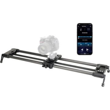 KONOVA G1 Slider de Cámara Motorizado, Control Bluetooth, Riel Fibra de Carbono 80cm
