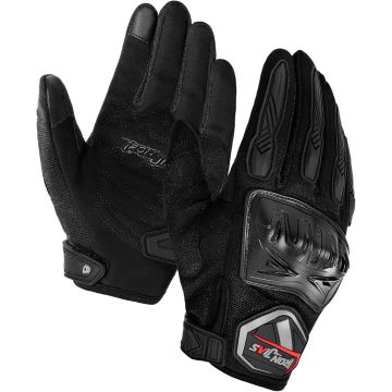 Guantes de Motocicleta BORLENI Táctiles Dedos Completos