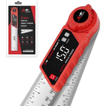Medidor de Ángulo Digital 7 pulg con Bloqueo y Pantalla XL