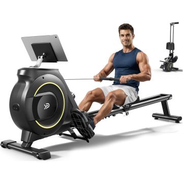 Máquina de remo magnética YPOO para casa 350 lb capacidad