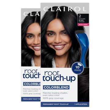 Clairol Root Touch-Up Tinte Permanente Cabello Negro 2 Paquete 2