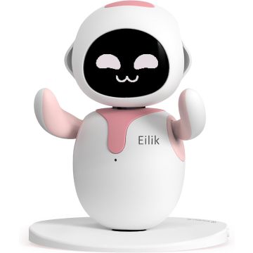 Energize Lab Eilik Rosa - Juguetes Interactivos, Mascotas Robot con Emociones