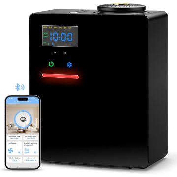 Difusor de Aromas sin Agua OANDYS, 200ml, Cobertura 5000 Sq.Ft, Control por App