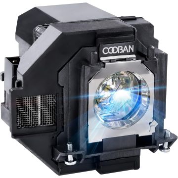 Lámpara de Repuesto COOBAN ELPLP96 con Carcasa para Proyector Epson
