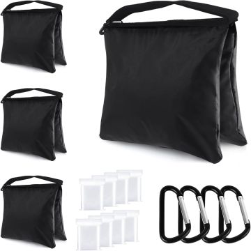 Bolsa de Contrapeso para Fotografía ABCCANOPY 4 Pzs Negra