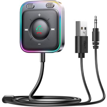 Adaptador Bluetooth Joyroom para Coche, Manos Libres, Negro