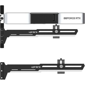 Soporte para GPU ajustable upHere G27654 negro y blanco