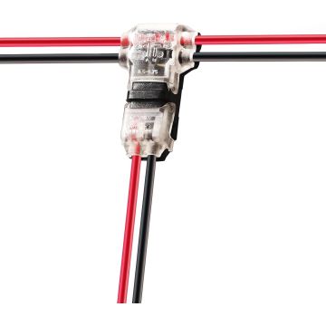 Conectores de cable T tipo 2 pines sin soldadura 12 unidades