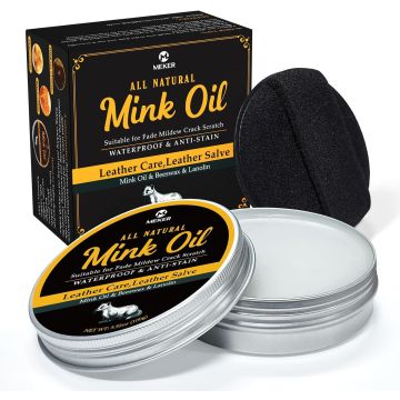 MEKER Aceite de Visón para Calzado de Cuero - 3.52 oz